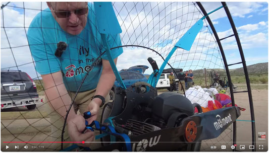Moment Ground Start with Prop Strap at Full Throttle